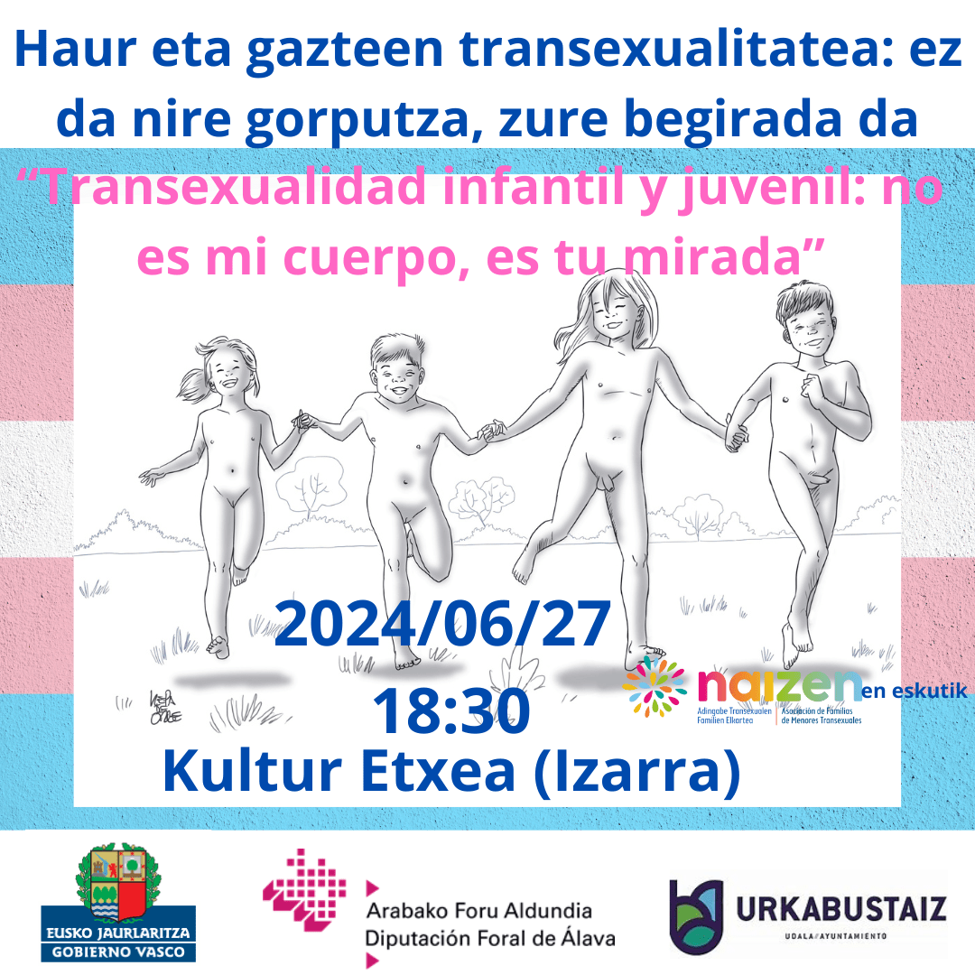 [:es]Conferencia sobre transexualidad infantil y juvenil[:eu]Haur eta gazte transexualitateari buruzko hitzaldia[:]