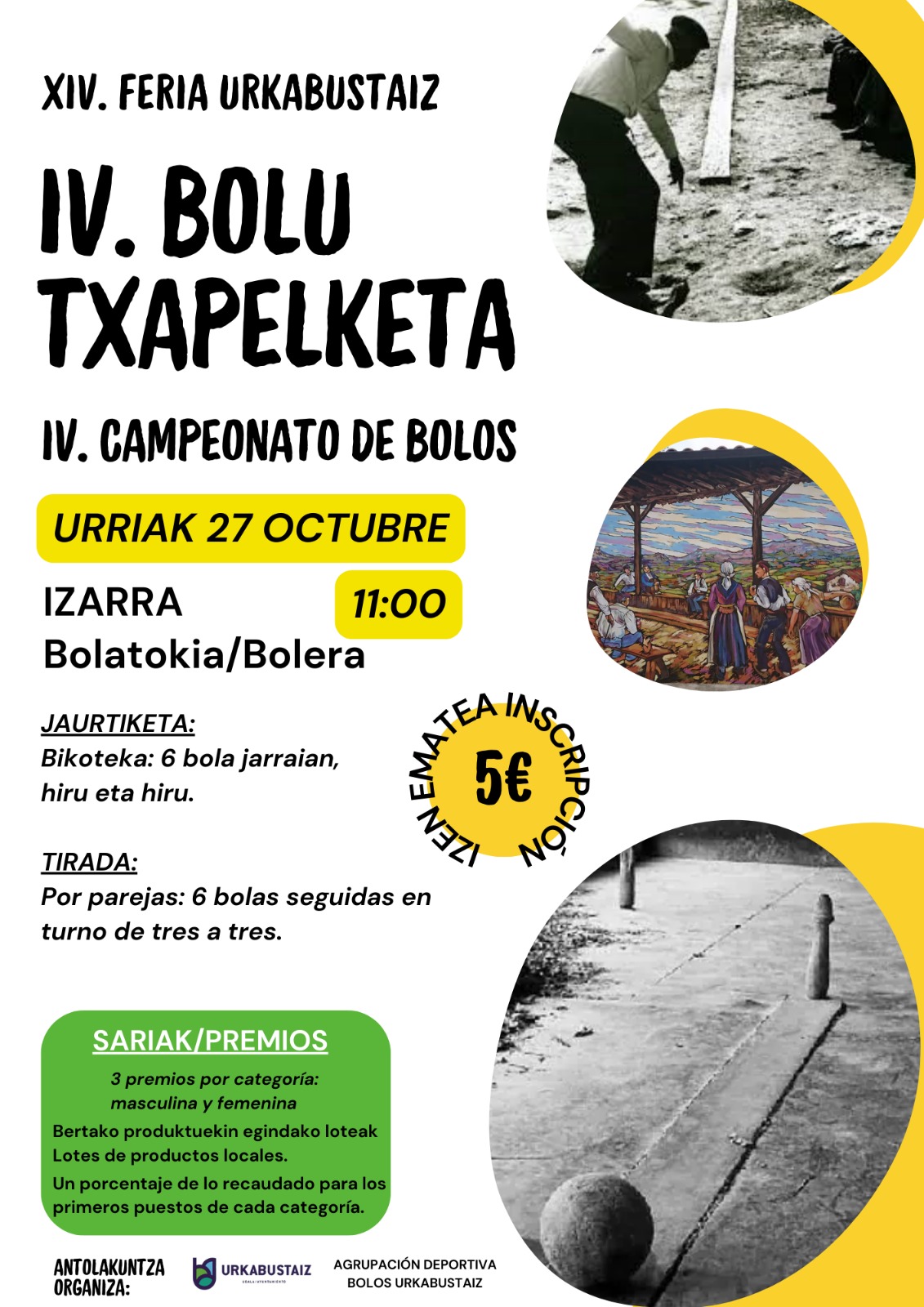 IV. Campeonato de Bolos @ Izarrako bolatokia.