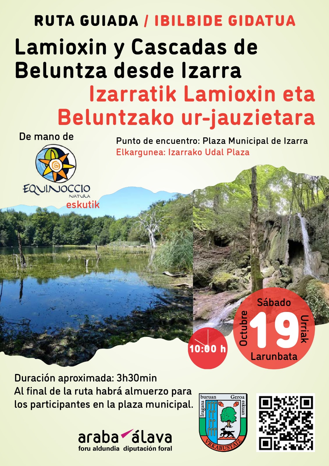 Ruta guiada a Lamioxin y Beluntza