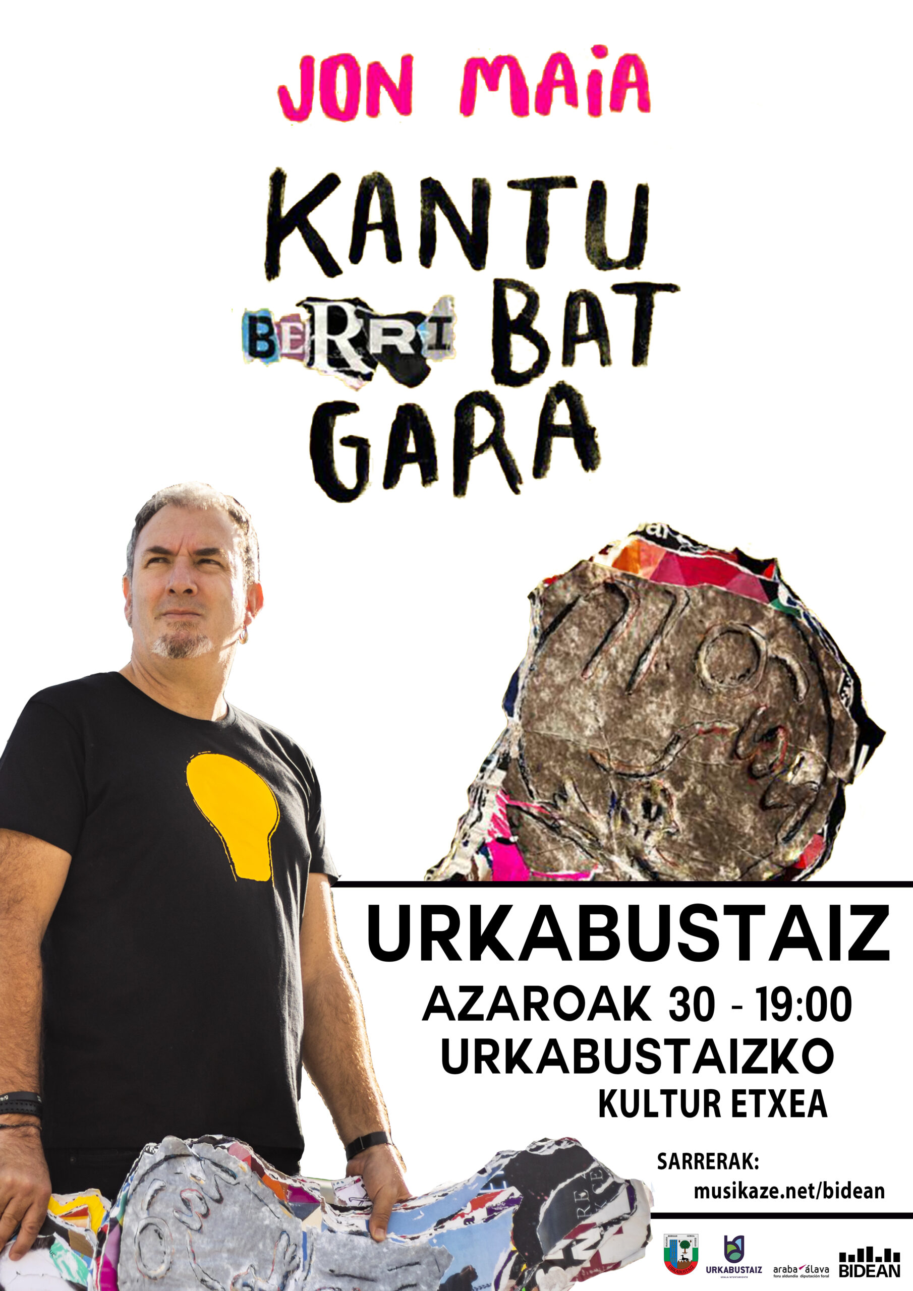 Kantu berri bat gara: Jon Maia @ Kultura etxeko antzokia.